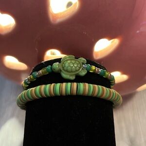 Turtle bracelet set🐢